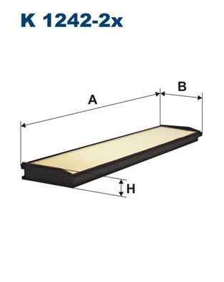FILTRON K 1242-2x Filter, cabin air