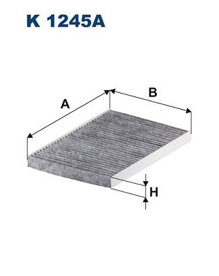 Filter, cabin air FILTRON K 1245A