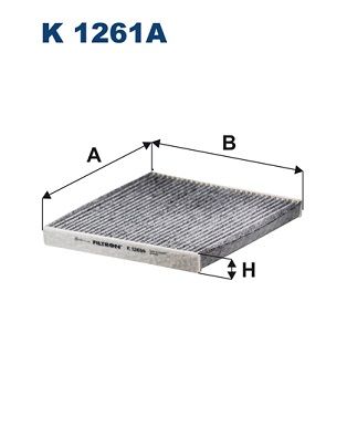 FILTRON K 1261A Filter, cabin air