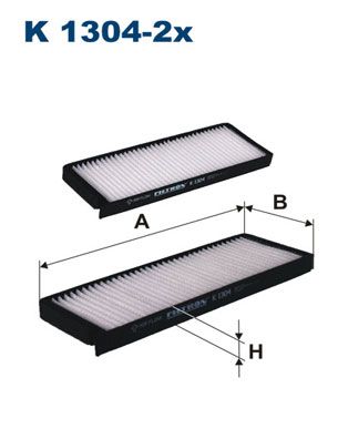 FILTRON K 1304-2x Filter, cabin air