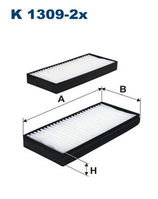 FILTRON K 1309-2x Filter, cabin air
