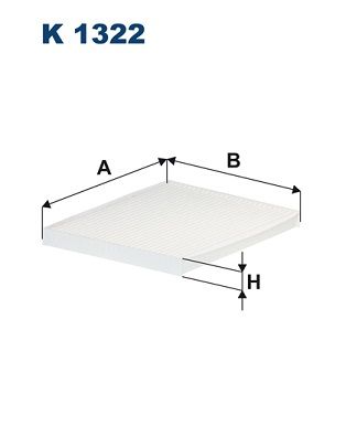 Filter, cabin air FILTRON K 1322