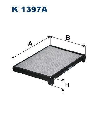 Filter, cabin air FILTRON K 1397A