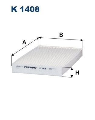 Filter, cabin air FILTRON K 1408