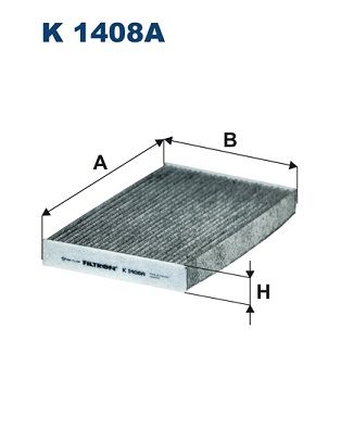 FILTRON K 1408A Filter, cabin air