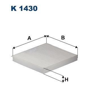 Filter, cabin air FILTRON K 1430