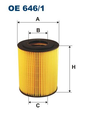 Oil Filter FILTRON OE 646/1