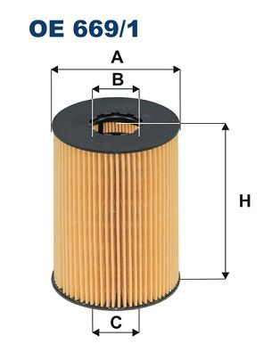 FILTRON OE 669/1 Oil Filter