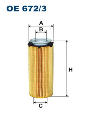 Oil Filter FILTRON OE 672/3