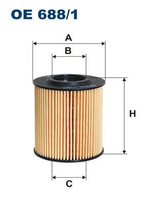 FILTRON OE 688/1 Oil Filter
