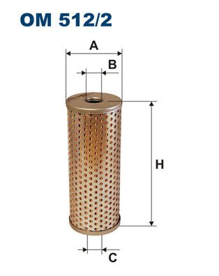 Hydraulic Filter, steering FILTRON OM 512/2