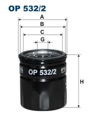 FILTRON OP 532/2 Oil Filter