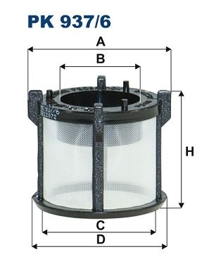 Fuel Filter FILTRON PK 937/6