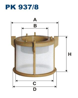 FILTRON PK 937/8 Fuel Filter