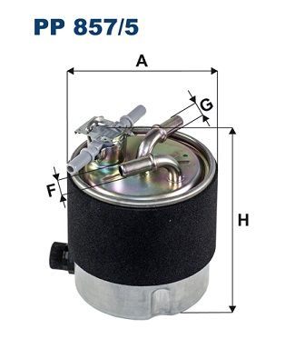 FILTRON PP 857/5 Fuel Filter