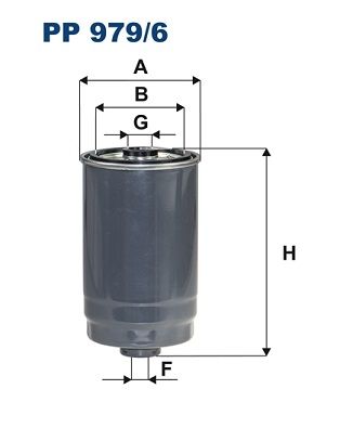 Fuel Filter FILTRON PP 979/6