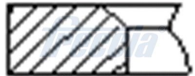 Piston Ring Kit FRECCIA FR10-505800