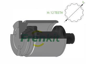 Piston, brake caliper FRENKIT K435201T
