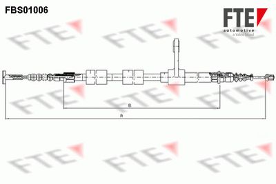 Cable Pull, parking brake FTE FBS01006