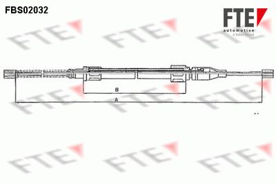 Cable Pull, parking brake FTE FBS02032