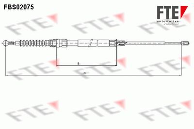 Cable Pull, parking brake FTE FBS02075