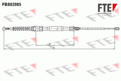 Cable Pull, parking brake FTE FBS02085