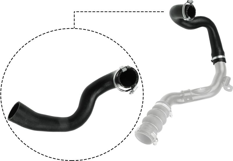 GATES 09-0628 Charge Air Hose