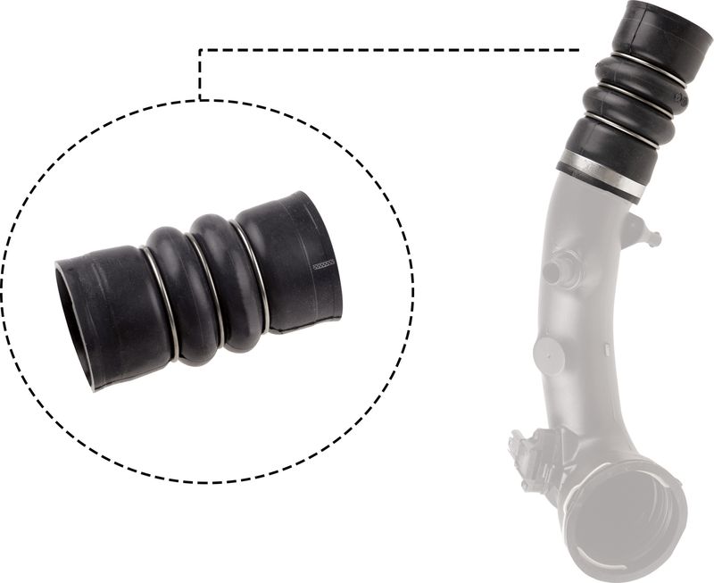 GATES 09-0733 Charge Air Hose