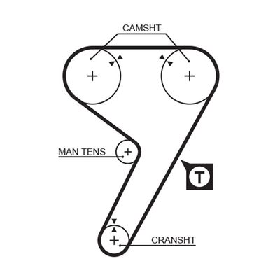 Timing Belt GATES 5080