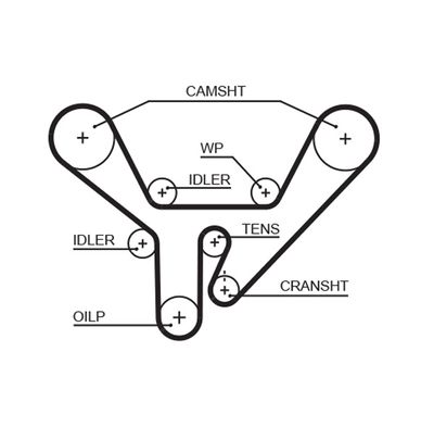 Timing Belt GATES 5518XS