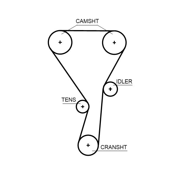 GATES 5699XS Timing Belt