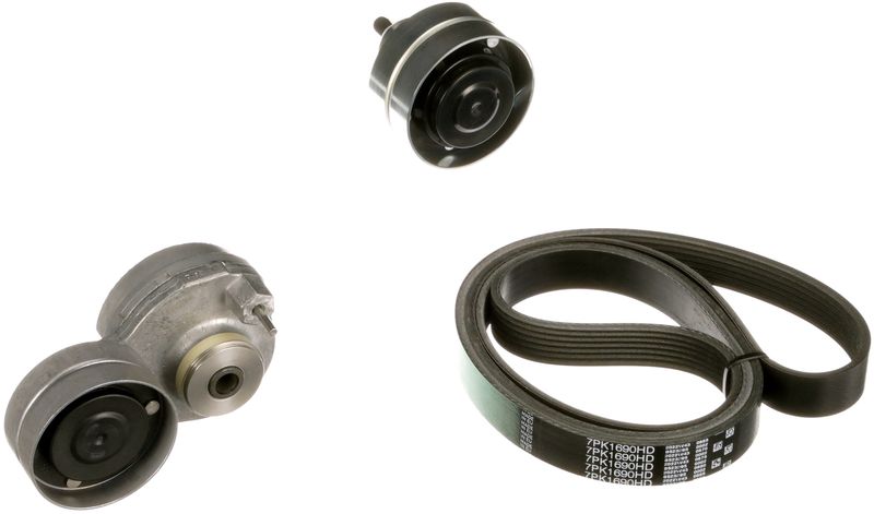 GATES K017PK1690HD V-Ribbed Belt Set