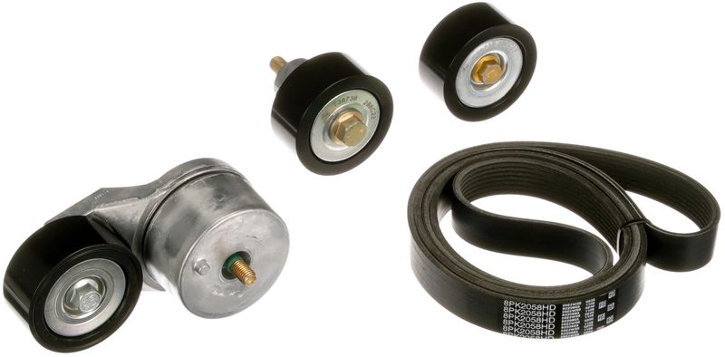 GATES K018PK2058HD V-Ribbed Belt Set