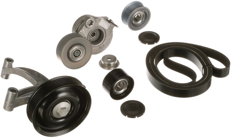 GATES K026PK2573 V-Ribbed Belt Set