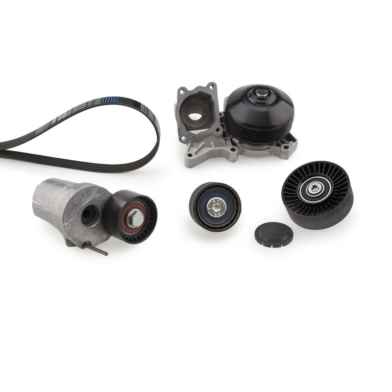 GATES KP36DPK1698 Water Pump + V-Ribbed Belt Kit