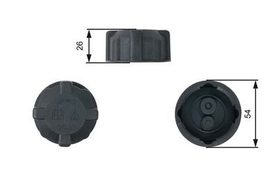 Cap, coolant tank GATES RC202