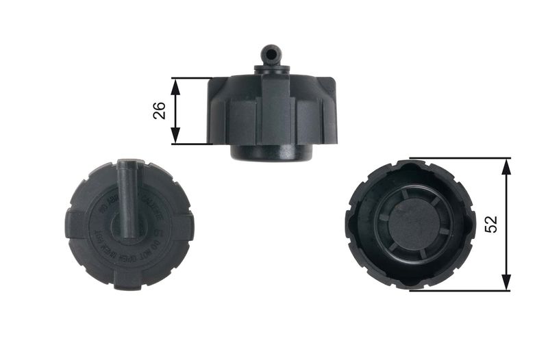 GATES RC213 Cap, coolant tank