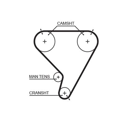 Timing Belt GATES T249RB