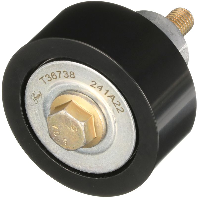 GATES T36738 Deflection/Guide Pulley, V-ribbed belt