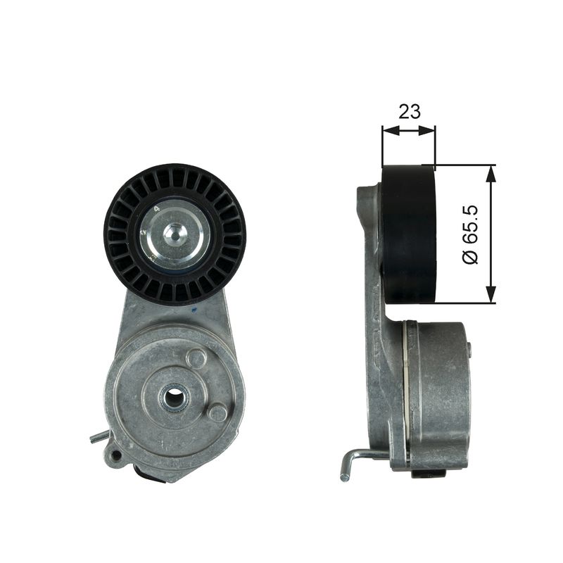 GATES T39346 Belt Tensioner, V-ribbed belt