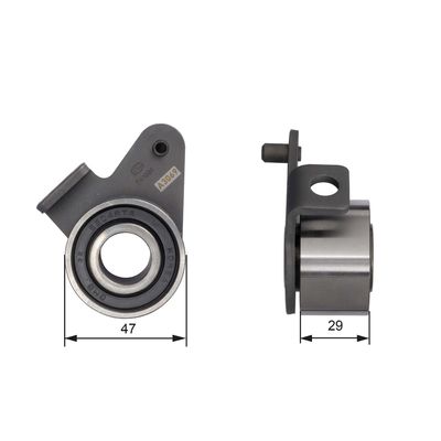 Tensioner Pulley, timing belt GATES T41081