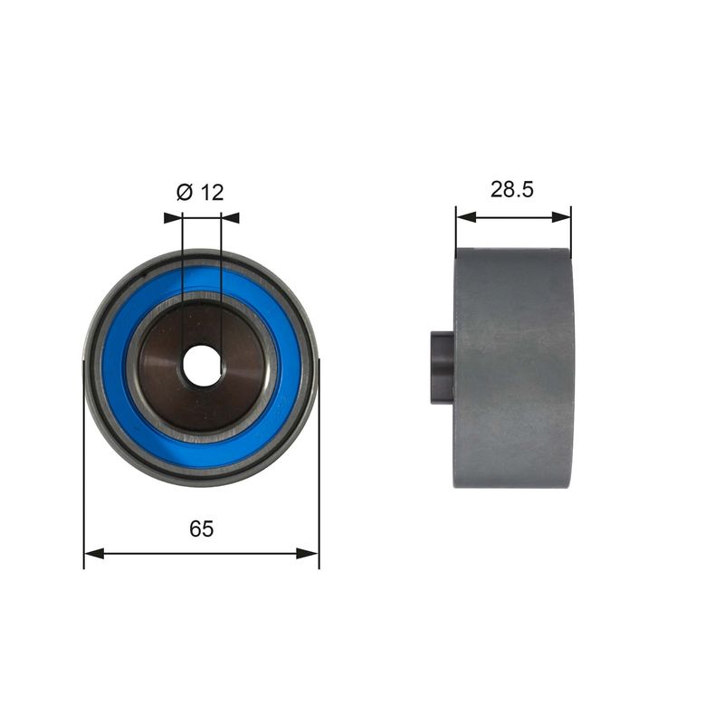 GATES T42081 Deflection Pulley/Guide Pulley, timing belt