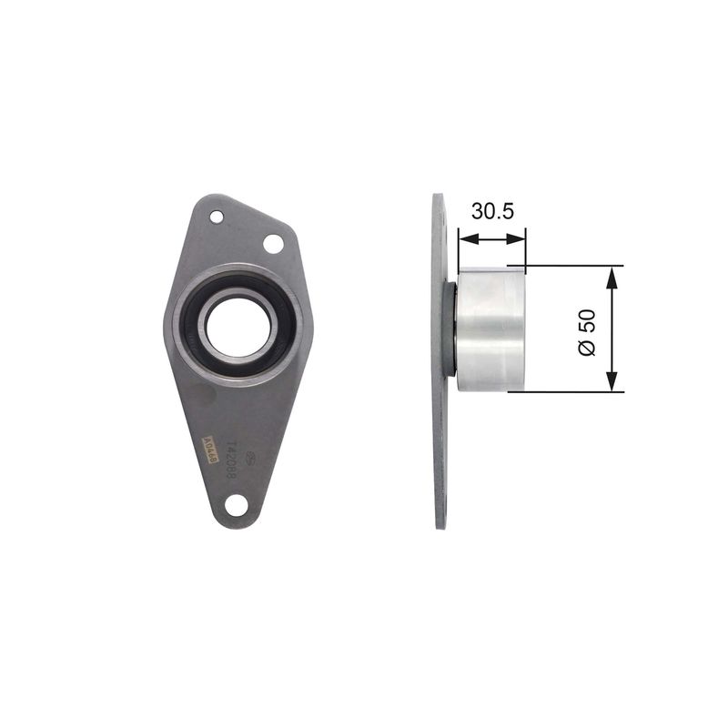 GATES T42088 Deflection Pulley/Guide Pulley, timing belt