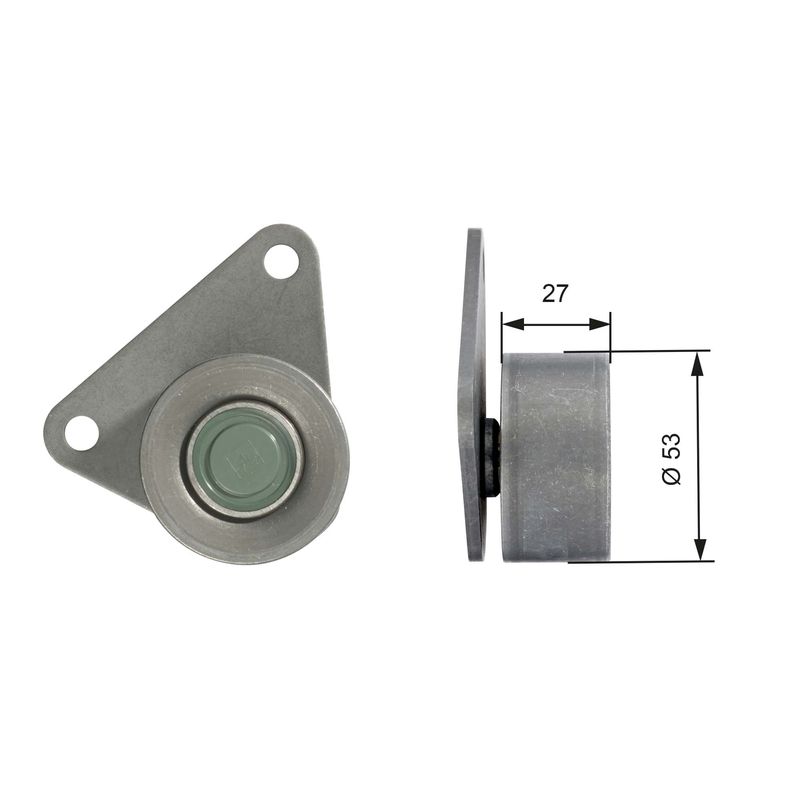 GATES T42097 Deflection Pulley/Guide Pulley, timing belt
