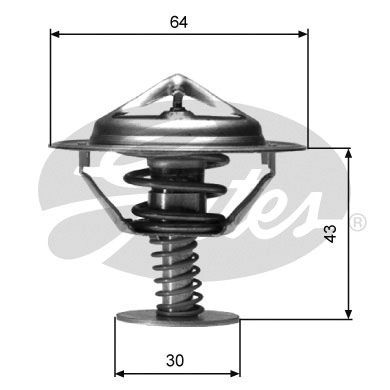 GATES TH05982G1 Thermostat, coolant