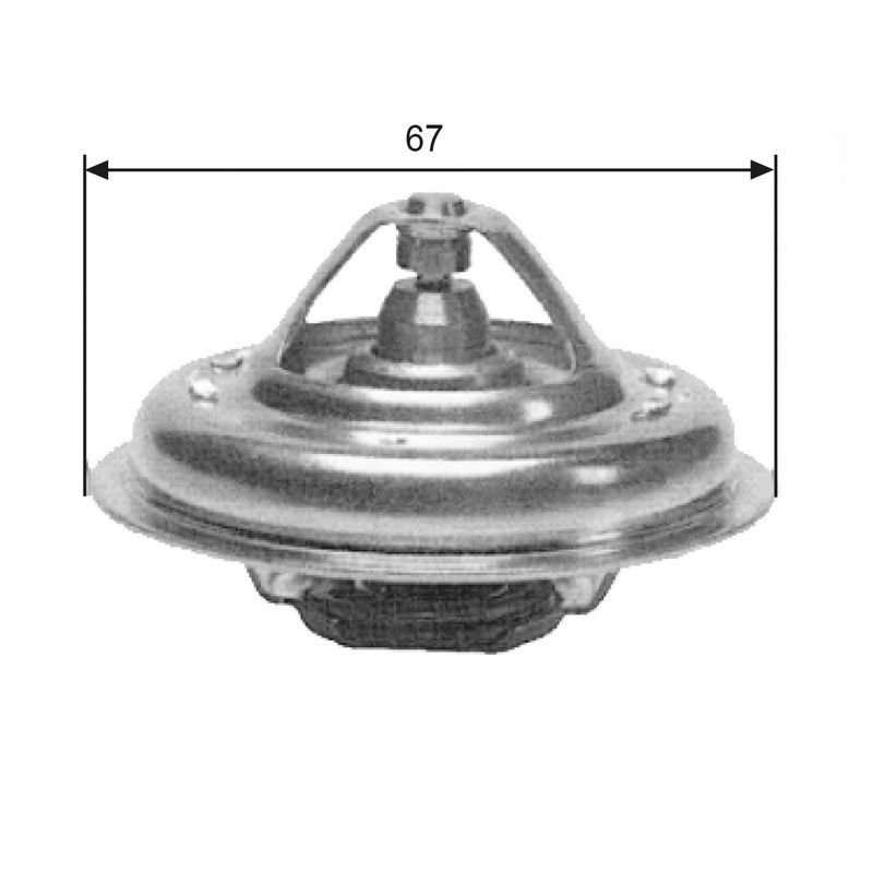 GATES TH09985G1 Thermostat, coolant