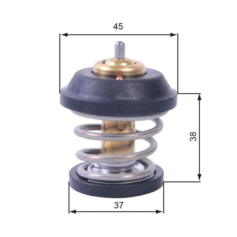 GATES TH42995G1 Thermostat, coolant
