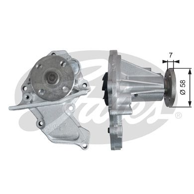 GATES WP0118 Water Pump, engine cooling