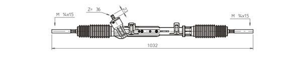 GENERAL RICAMBI BW4003 Steering Gear