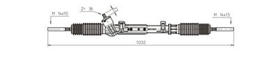 Steering Gear GENERAL RICAMBI BW4003